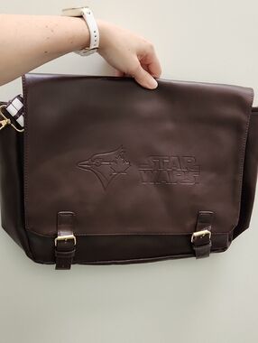 Star Wars Blue Jays 2022 Giveaway Dark Brown Messenger/Laptop  Bag
